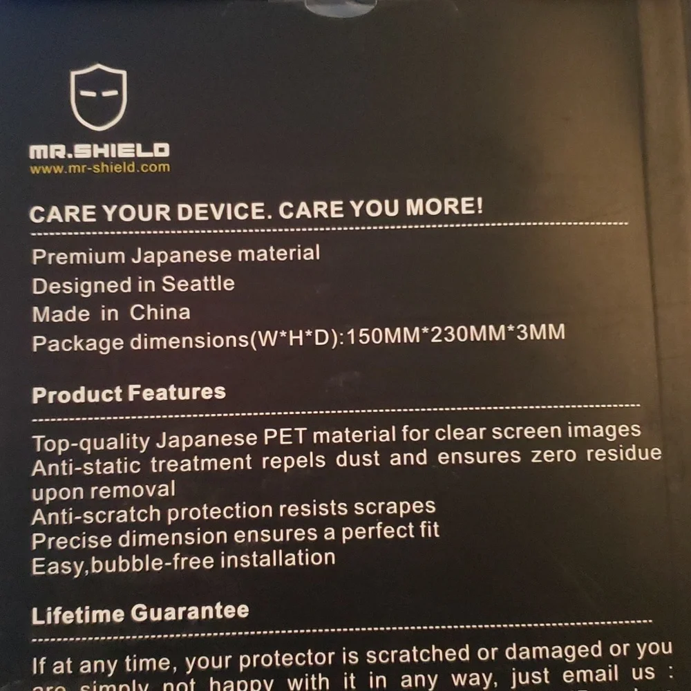 Mr. Shield Screen Protector